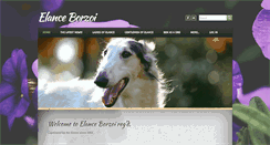 Desktop Screenshot of elanceborzoi.com